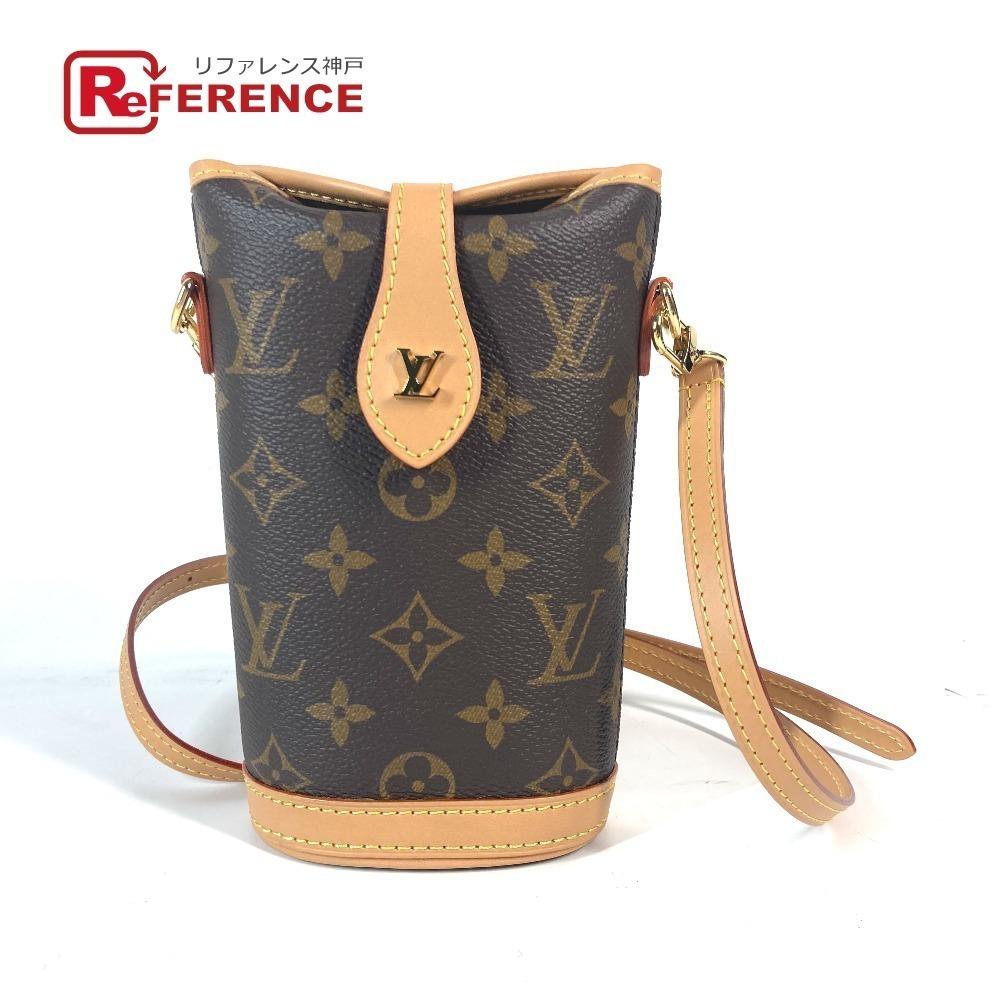 Louis Vuitton Monogram Fold Me Crossbody Shoulder Bag Brown